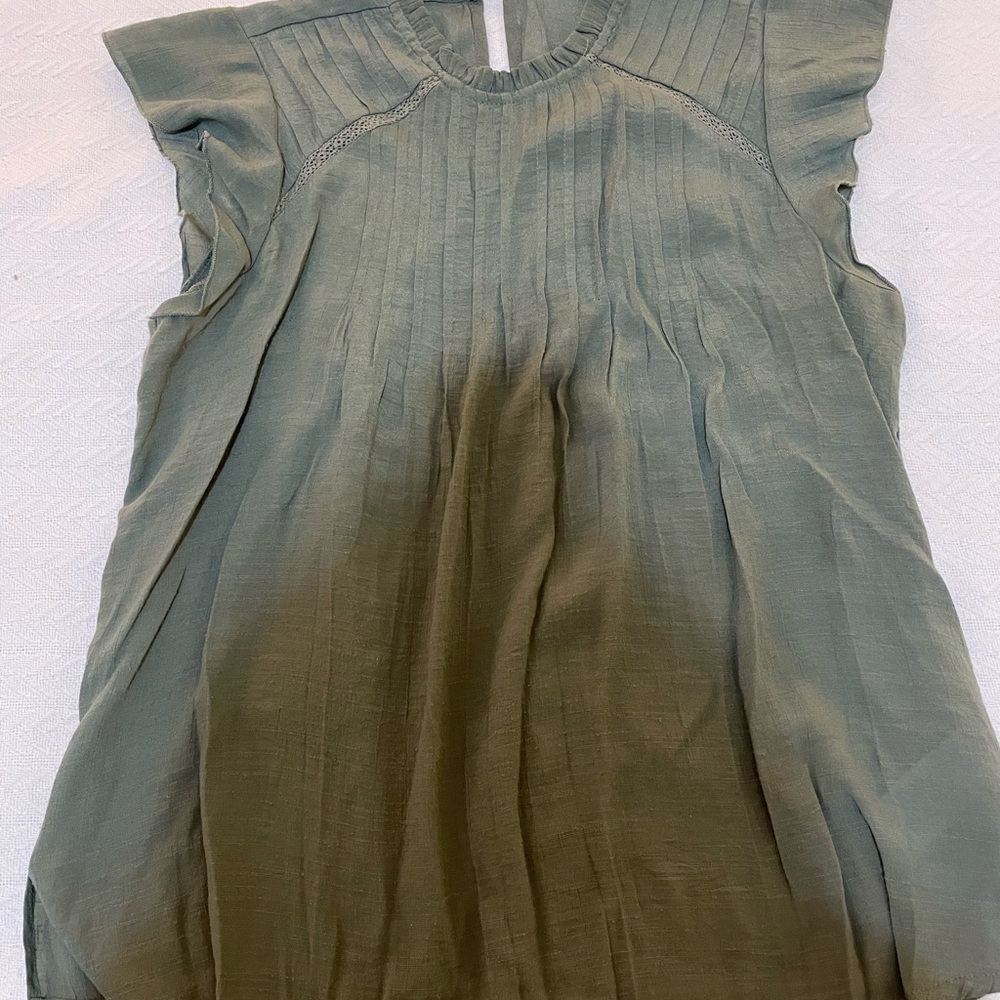 Nanette Lepore Sage Green Blouse